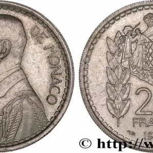 Fait Main MONACO 20 Francs prince Louis II 1947 Paris fwo_777077 Monde