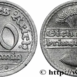 Super Prix ALLEMAGNE 50 Pfennig gerbe de blé “sich regen bringt segen“ 1920 Munich - D fwo_777527 Monde