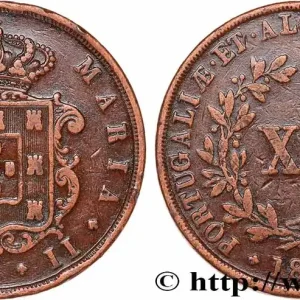 Petit Prix PORTUGAL - ROYAUME DE PORTUGAL - MARIE II 20 Reis 1853 fwo_779349 Monde