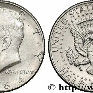 Prix Promo ÉTATS-UNIS D'AMÉRIQUE 1/2 Dollar Kennedy 1964 Philadelphie fwo_780652 Monde