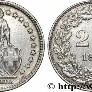 Bon Marché SUISSE 2 Francs Helvetia 1941 Berne - B fwo_780658 Monde