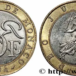 MONACO 10 Francs Rainier III 1994 Paris fwo_780996 Monde Offre Du Jour