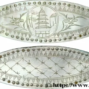 Produit De Marque CHINE Jeton de jeux en nacre XIXe fwo_784045 Monde