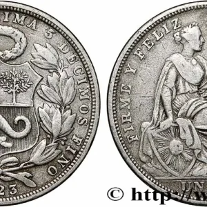 Meilleur Choix PÉROU 1 Sol “Liberté” 1923 Lima fwo_784875 Monde