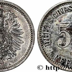 ALLEMAGNE 50 Pfennig Empire aigle impérial 1875 Berlin fwo_786109 Monde Nouvelle Collection