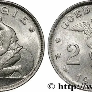 BELGIQUE Bon pour 2 Francs légende flamande 1923 fwo_786122 Monde Livraison Express