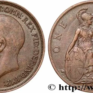 ROYAUME-UNI 1 Penny Georges V 1913 fwo_786126 Monde Paiement Sécurisé