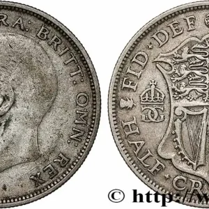 ROYAUME-UNI 1/2 Crown Georges V 1931 fwo_786210 Monde Prix Promo