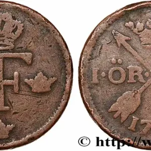 SUÈDE 1 Ore Adolphe Frédéric 1758 fwo_786268 Monde Dernière Chance