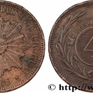 Usine Directe URUGUAY 4 Centesimos 1869 Paris fwo_786388 Monde