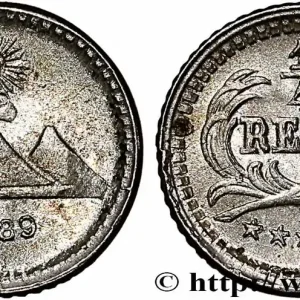 GUATEMALA 1/4 Real 1889 fwo_786432 Monde Quantité Limitée