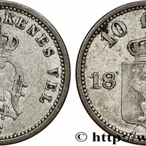 Gros Lot SUÈDE 10 Ore Oscar II 1892 fwo_786450 Monde