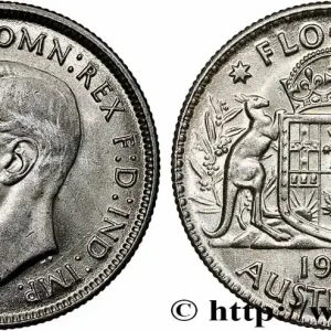 Premium AUSTRALIE 1 Florin Georges VI 1943 Sydney fwo_786662 Monde
