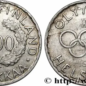 FINLANDE 500 Markkaa Jeux Olympiques d’hiver Helsinki 1952 1952 Helsinki fwo_786663 Monde Commande En Gros