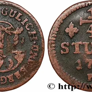 Offre Du Jour ALLEMAGNE - JULIERS-BERG 1/4 Stuber Duché de Jülich-Berg 1783 Düsseldorf fwo_786682 Monde