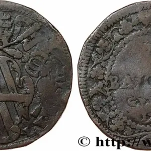 Super Prix ITALIE - ÉTATS DU PAPE - CLÉMENT XII (Laurent Corsini) Baiocco 1731 Gubbio fwo_786733 Monde