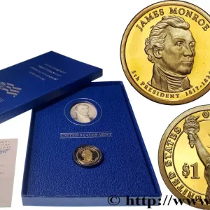 Achetez Aujourd’hui ÉTATS-UNIS D'AMÉRIQUE 1 Dollar Présidentiel Proof James Monroe 2008 San Francisco fwo_977777 Monde