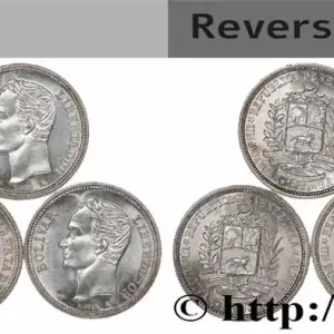 VENEZUELA Lot 5 x 1 Bolivar 1960 Paris fwo_776575 Monde Meilleur Prix