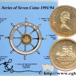 Seulement Aujourd’hui JERSEY Série - Construction de navire à Jersey au XIXème siècle “Hebe 1861” 1992 fwo_688002 Monde