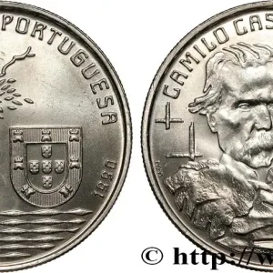 PORTUGAL 100 Escudos centenaire de la mort de l’écrivain Camilo Castelo Branco 1990 fwo_690297 Monde Bon Plan