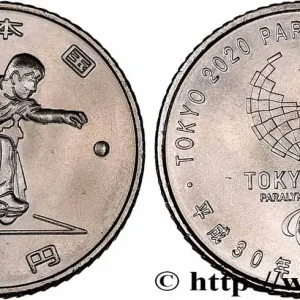 Tendance JAPON 100 Yen Jeux Para-Olympiques Tokyo 2020 - Boccia (2018) Hiroshima fwo_714517 Monde