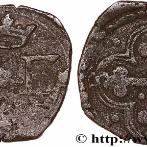 SAVOIE - DUCHÉ DE SAVOIE - EMMANUEL-PHILIBERT DIT "TÊTE DE FER" Quart de sol, 1er type (quarto di soldo, I tipo) s.d. Bourg-en-Bresse fwo_758492 Monde Solde