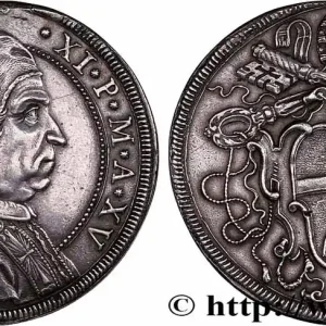 ETATS DU PAPE - CLEMENT XI. Gianfrancesco Albani Piastre 1714 Rome fwo_763851 Monde Seulement Aujourd’hui