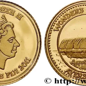 Expédié Aujourd’hui FIDJI 10 Dollar Proof Uluru 2011 fwo_768835 Monde