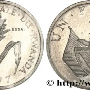 RWANDA Essai de 1 Franc 1977 Paris fwo_775787 Monde Petit Prix