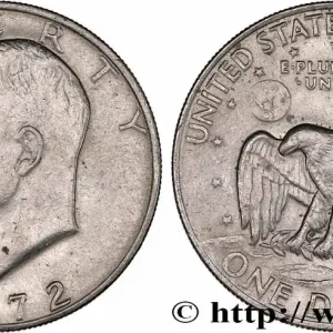ÉTATS-UNIS D'AMÉRIQUE 1 Dollar Eisenhower 1972 Philadelphie fwo_775981 Monde Acheter Direct