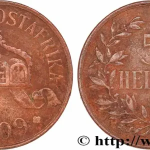AFRIQUE ORIENTALE ALLEMANDE 5 Heller Deutsch Ostafrica 1909 Hambourg - J fwo_776153 Monde Meilleur Choix