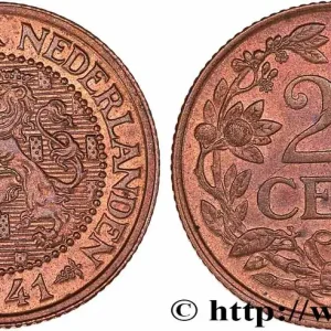 PAYS-BAS 2 1/2 Cents 1941 Utrecht fwo_776925 Monde Meilleure Qualité