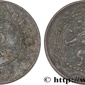 BELGIQUE 5 Centimes 1916 fwo_777183 Monde Authentique