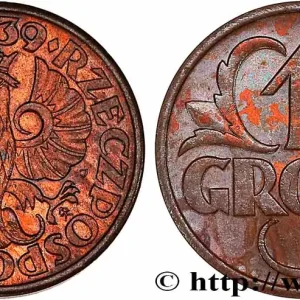 Vente Directe POLOGNE 1 Grosz 1939 Varsovie fwo_777294 Monde