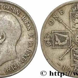 Garantie Incluse ROYAUME-UNI 1 Florin Georges V 1921 fwo_781341 Monde