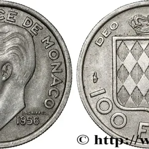 MONACO 100 Francs Rainier III 1956 Paris fwo_781861 Monde Meilleure Qualité