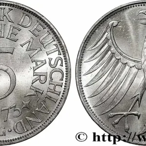 Offre Du Jour ALLEMAGNE 5 Mark aigle 1973 Karlsruhe- G fwo_783628 Monde