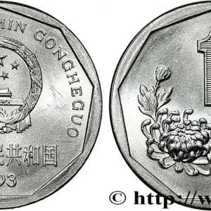 CHINE 1 Jiao fleur de pivoine 1993 fwo_784253 Monde Nouveauté