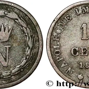 ITALIE - ROYAUME D'ITALIE - NAPOLÉON Ier 10 Centesimi 1813 Milan fwo_786681 Monde Vente Directe