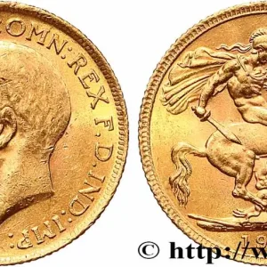 OR, PALLADIUM ET PLATINE INVESTISSEMENT 1 Souverain Georges V 1912 Londres fwo_789248 Monde Acheter En Ligne