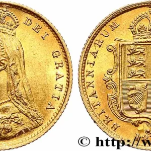 OR, PALLADIUM ET PLATINE INVESTISSEMENT 1/2 Souverain Victoria “buste du jubilé” 1887 Londres fwo_789250 Monde Prix Réduit