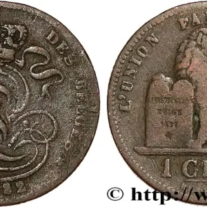 Artisanat BELGIQUE 1 Centime Léopold II 1882 fwo_789534 Monde