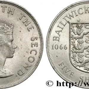 Jusqu’à Épuisement Des Stocks JERSEY 5 Shillings 900e anniversaire de la Bataille d’Hastings 1966 fwo_789828 Monde