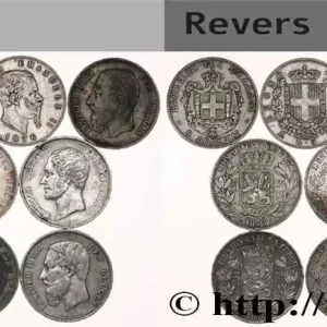 Prix Réduit ARGENT D'INVESTISSEMENT Lot de 10 écus de 5 Francs Union Latine n.d. fwo_765822 Monde