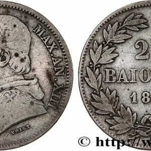 Must-Have VATICAN ET ÉTATS PONTIFICAUX 20 Baiocchi Pie IX an XIII 1859 Rome fwo_787549 Monde