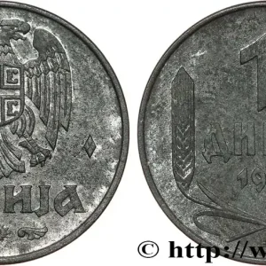 SERBIE 1 Dinar territoire sous commandement militaire allemand 1942 Budapest fwo_787622 Monde Top Vente