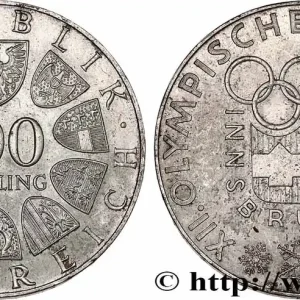 AUTRICHE 100 Schilling J.O. d’hiver d’Innsbruck 1976 (1974) Vienne fwo_749158 Monde Populaire