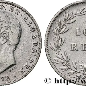 PORTUGAL - ROYAUME DU PORTUGAL - LOUIS Ier 100 Réis 1878 fwo_774272 Monde Retour Gratuit