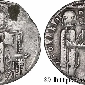 Authentique ITALIE - VENISE - JACOPO CONTARINI (47e doge) Grosso ou Matapan c. 1275-1280 Venise fwo_774895 Monde