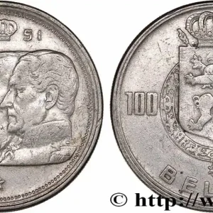 Nouvelle Collection BELGIQUE 100 Franken (Francs) Quatre rois de Belgique, légende flamande 1951 fwo_776696 Monde